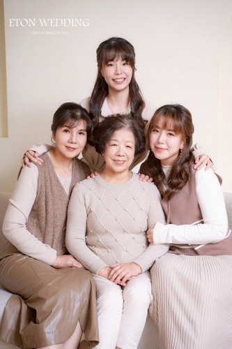 全家福,全家福照,拍全家福,親子寫真,母女寫真